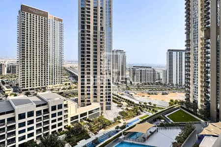 1 Bedroom Flat for Rent in Dubai Creek Harbour, Dubai - Furnished | Vacant | Pool View | Chiller Free