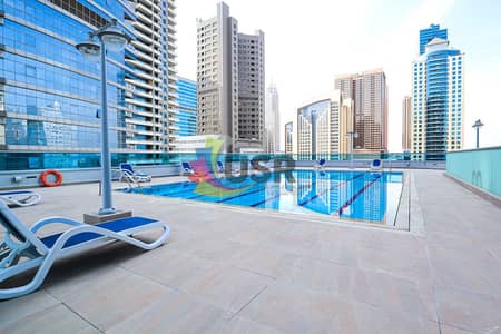 1 Bedroom Flat for Rent in Barsha Heights (Tecom), Dubai - Pool. JPG
