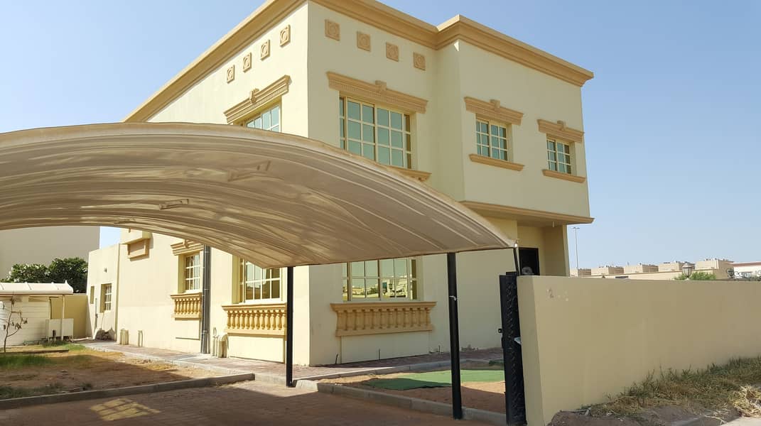 Ready to Move 5 Master Bedroom villa with (Private Garden+2 Kitchen) Available for Rent in Mohammad Bin Zayad City