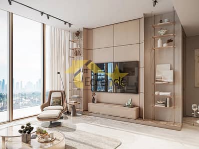 3 Bedroom Flat for Sale in Dubai Islands, Dubai - SeaCliff-living-kitchen_002. jpg 3 Bedroom Flat for Sale in Dubai Islands, Dubai - SeaCliff-living-kitchen_002. jpg