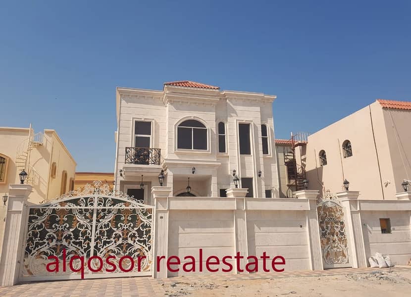 Villa for sale central air conditioning fully stone Tempk free to all nationalities with the possibility of bank financing
