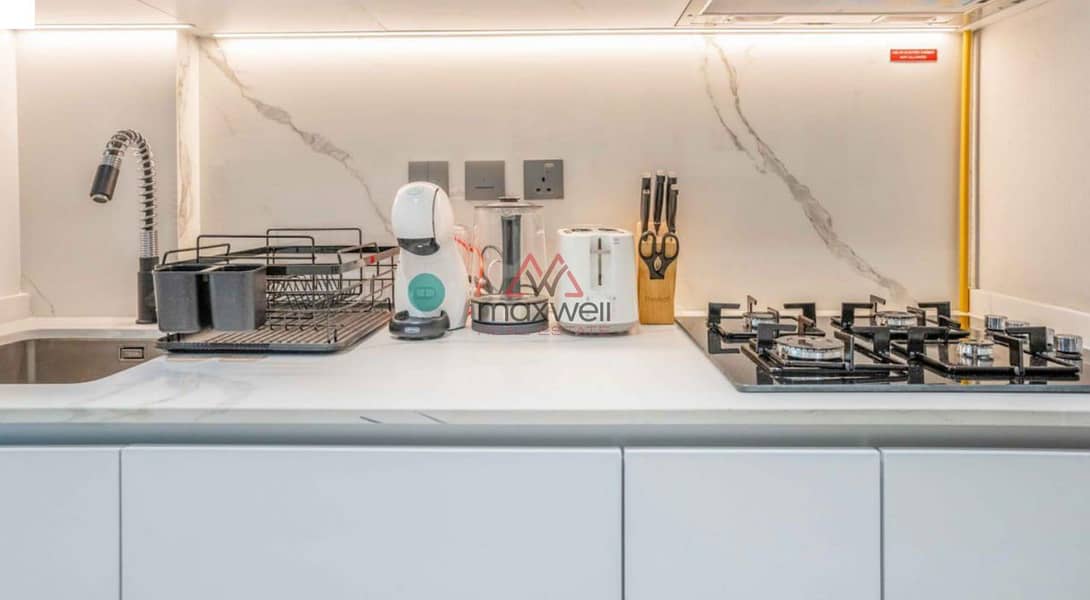 Furnished Studio | Balcony | City & Skyline Views