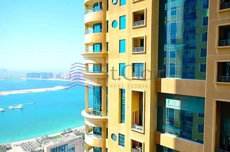 2 Bedroom Flat for Sale in Dubai Marina, Dubai - Large Layout | Fully Furnished 2BR | Partial Sea view 2 Bedroom Flat for Sale in Dubai Marina, Dubai - Large Layout | Fully Furnished 2BR | Partial Sea view