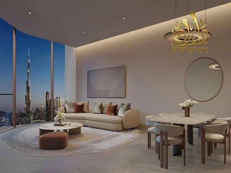 FULLY BURJ KHALIFA VIEW | METRO STATION FRONT | LUXURY LIVING