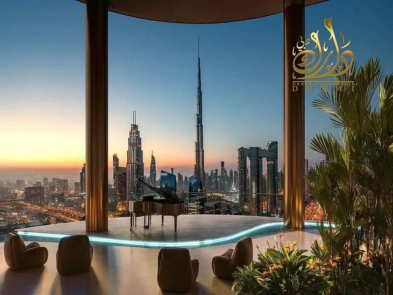 FULLY BURJ KHALIFA VIEW | METRO STATION FRONT | LUXURY LIVING