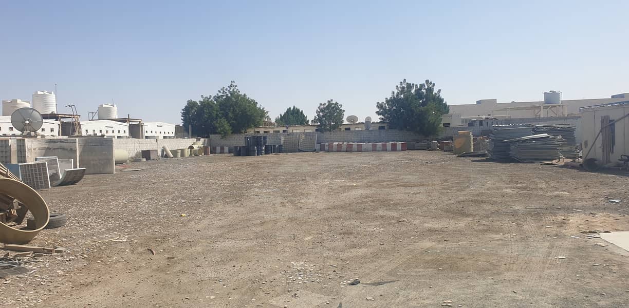 24,000 square feet open land with electricity connected available in Sajja Industrial area, Sharjah