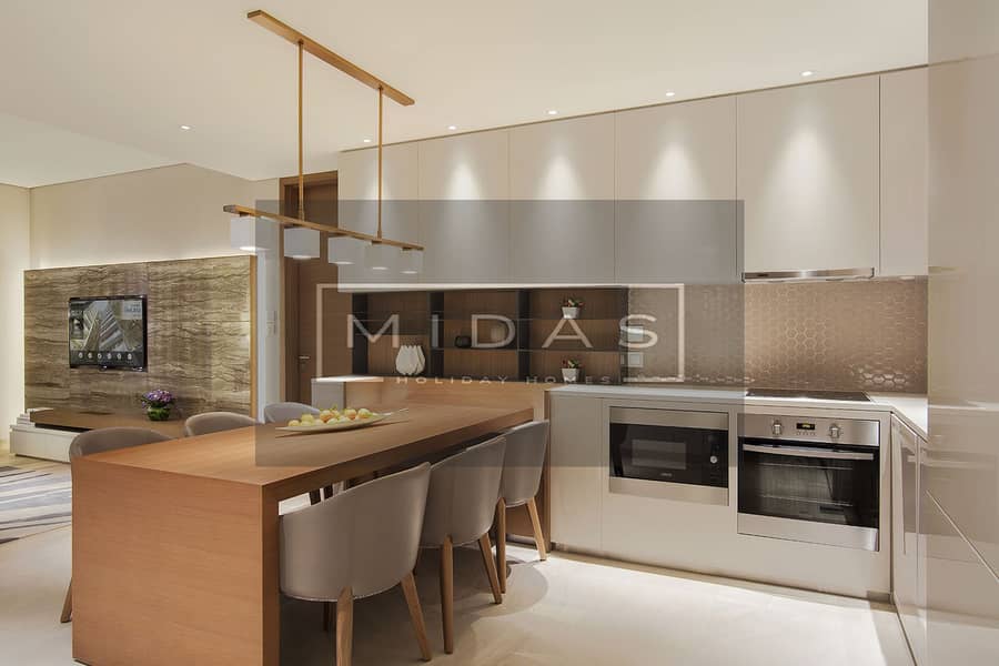 4 Arjaan 1 bedroom apartment kitchen. jpg
