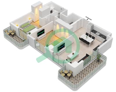 Pier Point 2 - 2 Bedroom Apartment Type/unit C2 / UNIT 12 FLOOR 2-6 Floor plan Pier Point 2 - 2 Bedroom Apartment Type/unit C2 / UNIT 12 FLOOR 2-6 Floor plan