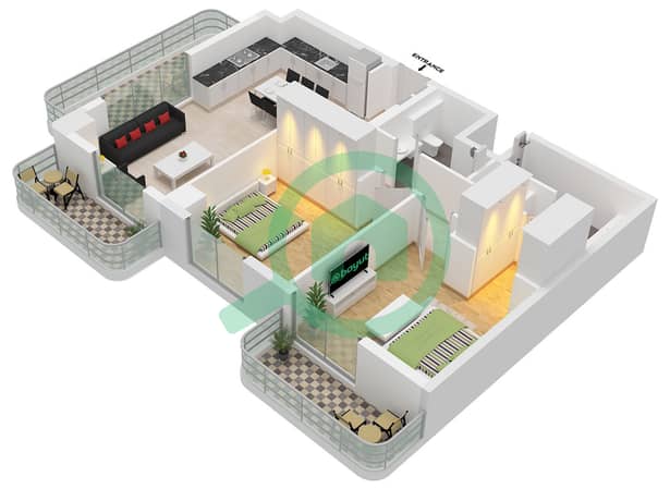 Type C3 Unit 11 Floor 1