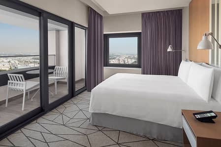 1 Спальня Апартамент в аренду в Дубай Фестиваль Сити, Дубай - XFSN - Bedroom. jpg