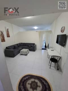 فرصة للاستثمار استديو للبيع بأبراج الفالكون مع الفرش مساحه كبيرة مع بلكون وباركن داخل التاور بسعر مميز جدا