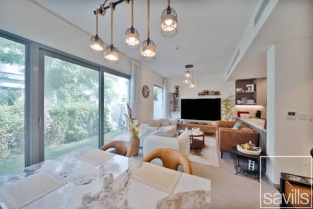 4 Bedroom Townhouse for Rent in Tilal Al Ghaf, Dubai - Close to Pool | Vacant | Corner Plot