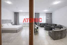 غرفة نوم واحدة مفروشة | برج Mag 218 | عرض المجتمع