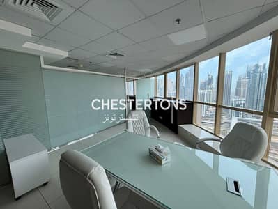 Office for Rent in Jumeirah Lake Towers (JLT), Dubai - High Floor Office | SZR View | Near Metro