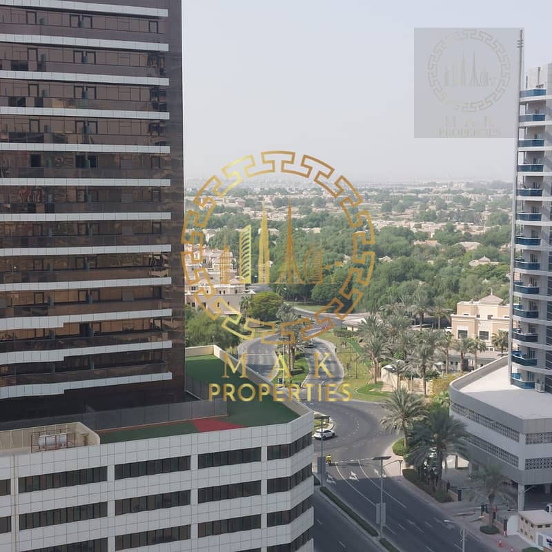 Unfurnished Studio | 583 Sq. ft | Golf View | High Floor