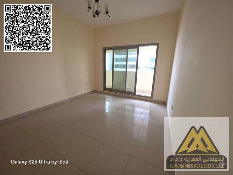 For annual rent: A two-bedroom apartment in Al Rashidiya, Ajman, located next to Grand Mall in a prime location close to all services and amenities.