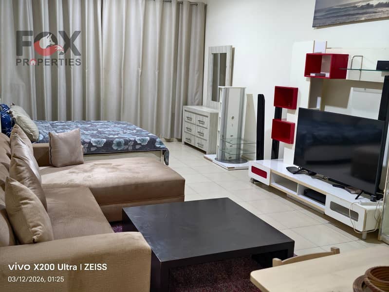 Furnished Studio for Monthly Rent – Ajman Location: Ajman One Towers