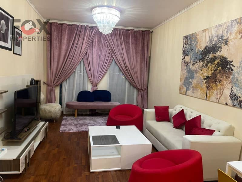 1-Bedroom + Living Room Apartment for Rent – Tower with Open View of Sharjah and the Sea