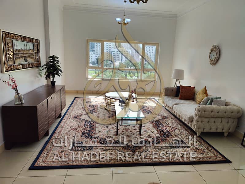 3-Bedroom Apartment for Rent in Al Majaz 3 – Stunning View of Safia Park | Prime Location