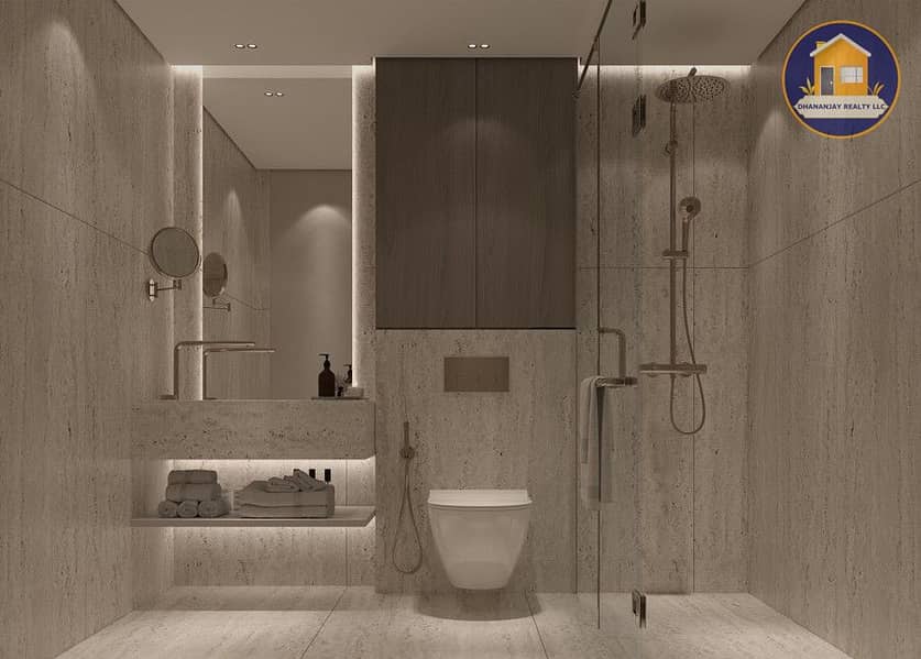 17 bathroom in a 2 bedroom apartment in Amra Umm Al Quwain. jpg