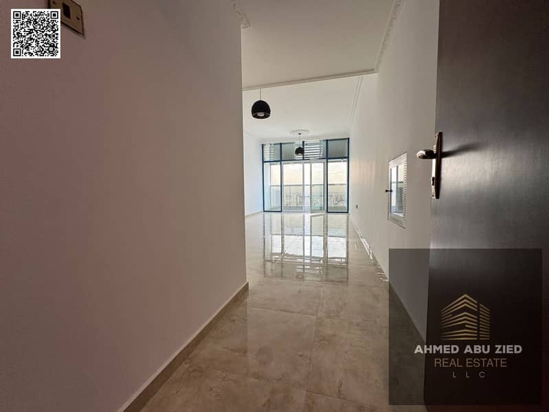 The most beautiful and elegant two-bedroom apartment in Mushrif, consisting of two rooms (one master bedroom), two bathrooms, a balcony with an open