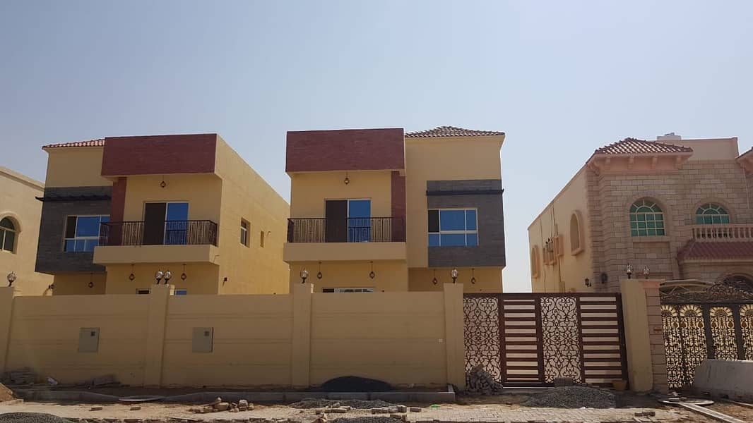 Brand new Villa For Sale In Ajman Two Floors High Quality finish and good Location on the main road