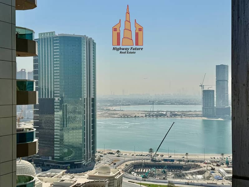 Sea view 2-BR || maid’s room || Balcony || Dinning Area || water front Building