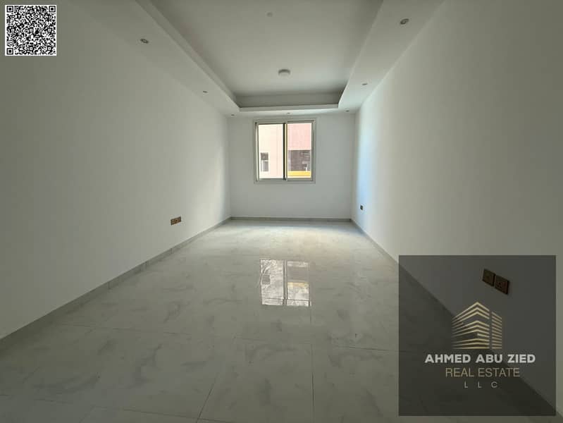 Annual rent, first tenant 2BR hall in Al Mowaihat 3.1 month free, central AC, balcony, 3 baths, flexible payments, easy access to Dubai & Sharjah.