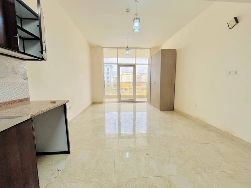 SPACIOUS STUDIO APARTMENT WITH BALCONY OPEN KITCHEN WITH 1-BATHROOM ON PRIME LOCATION CONTACT US NOW