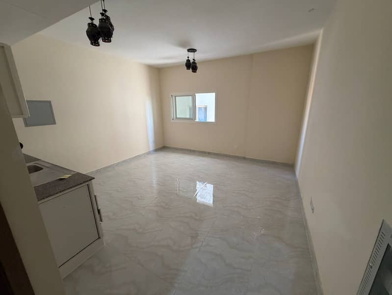 For annual rent. The most beautiful studios for annual rent in Al Jurf 3, Ajman. First occupancy studio.