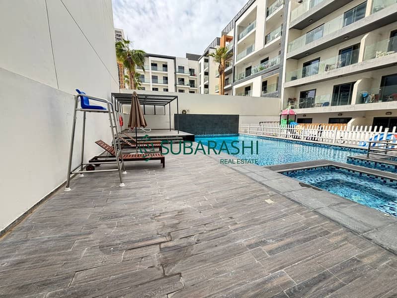 1Bed + Maid | Unfurnished | Amenities View