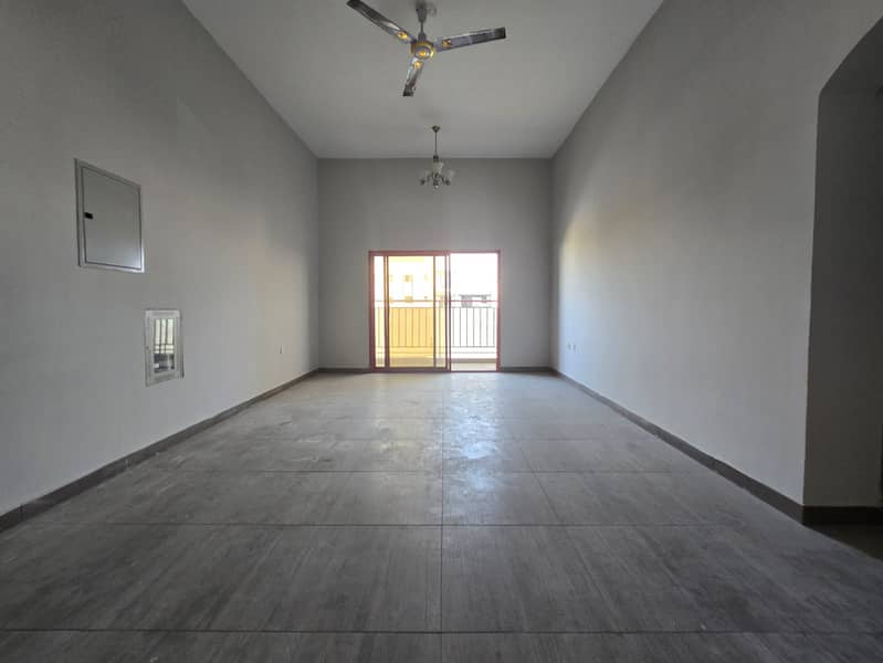 Two Bedroom Master Apartment with Living Room and Balcony for Annual Rent in Al Mowaihat 3 Ajman Split AC Prime Location Near Sheikh Ammar Street