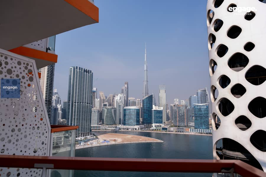 Burj Khalifa & Canal View | Furnished | Balcony