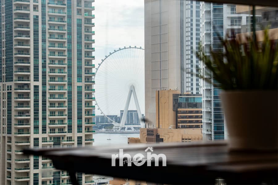 Homely 1-BR | Ain Dubai & Marina Walk Access