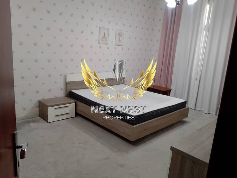 Furnished 1BR Apartment | Balcony | Community & Road View