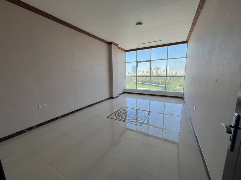 Two bedrooms and a living room - 2 balconies - panoramic view of the Governor's Palace - annual family rent - central air conditioning - free maintena