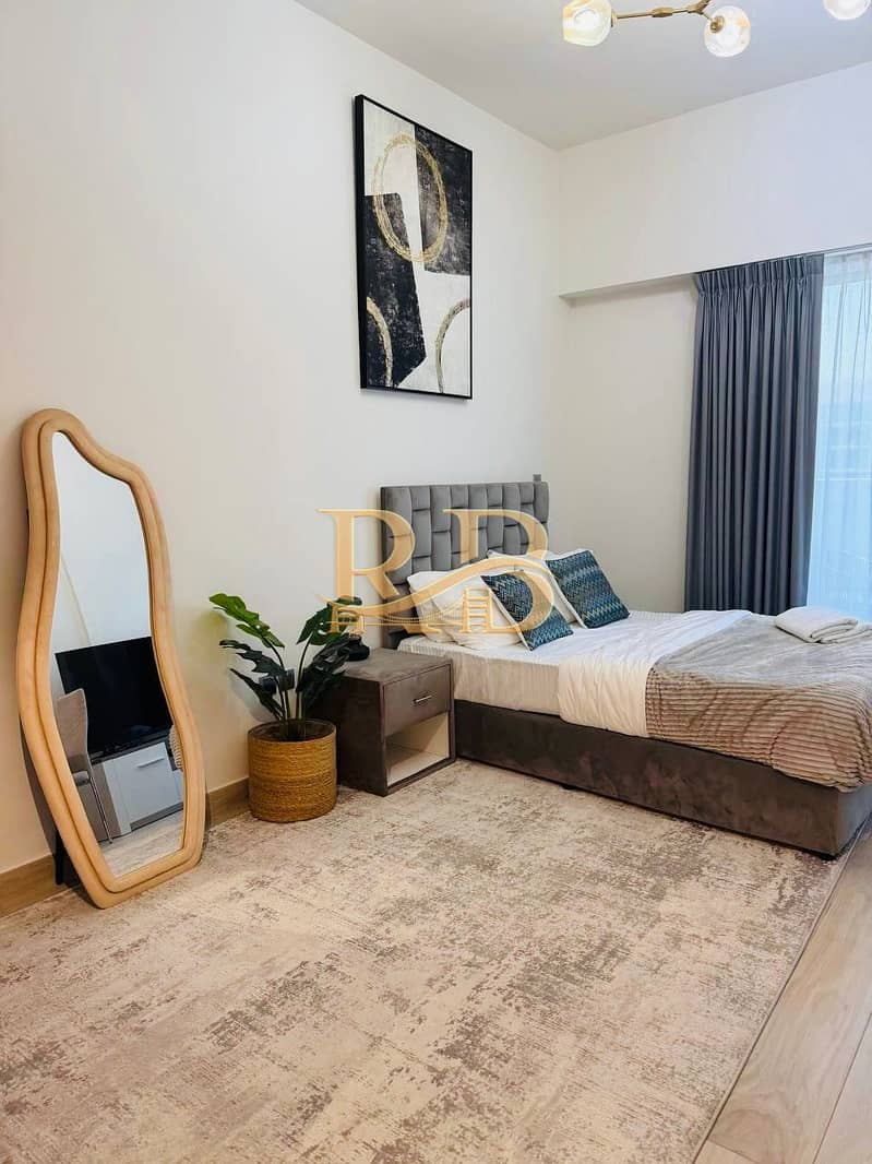 Furnished Studio || Spacious Size || 4 Cheques || Community View || Cheapest Price