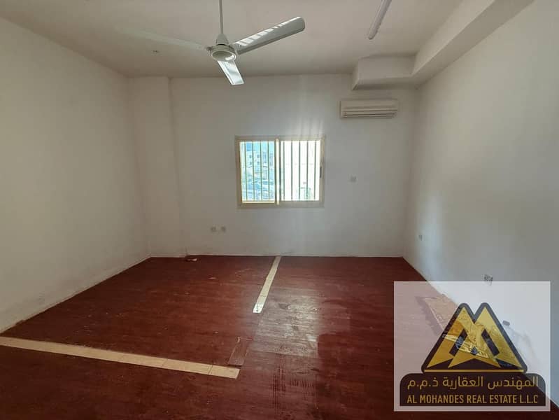 Studio apartment for annual rent in Liwara, Ajman. It features ample space, a quiet location, and is close to essential services.