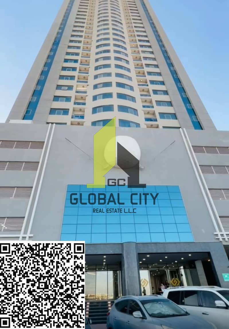 New Towers ! 2 bhk For Rent ! With Parking ! Just 38,000 ! GulF Towers Emirates City Ajman.