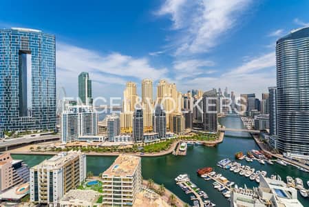 2 Bedroom Apartment for Sale in Dubai Marina, Dubai - High Floor | Full Marina View | Upgraded Interiors