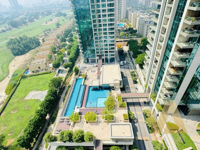 Golf and Pool View | Well Maintained | Prime Area