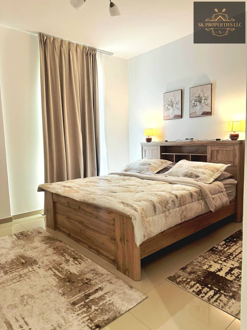 Elegant Fully Furnished 1 Bedroom Apartment | Modern Lifestyle | Uptown Al Zahia Community
