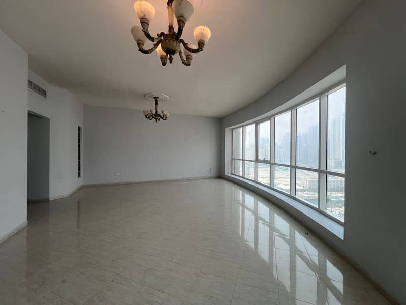 Free AC & 1 month free | gym, pool & garden in the tower | built-in wardrobes | Al Majaz 3 near Al Qasba Canal & Al Khan St.