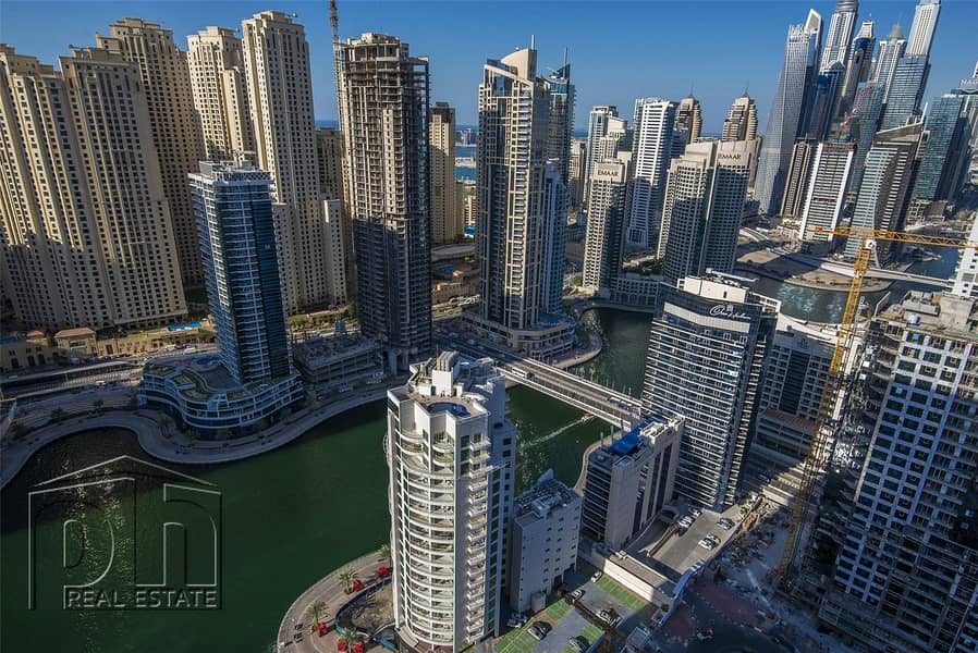 Sky Line & Marina View - High floor - 2 Bed