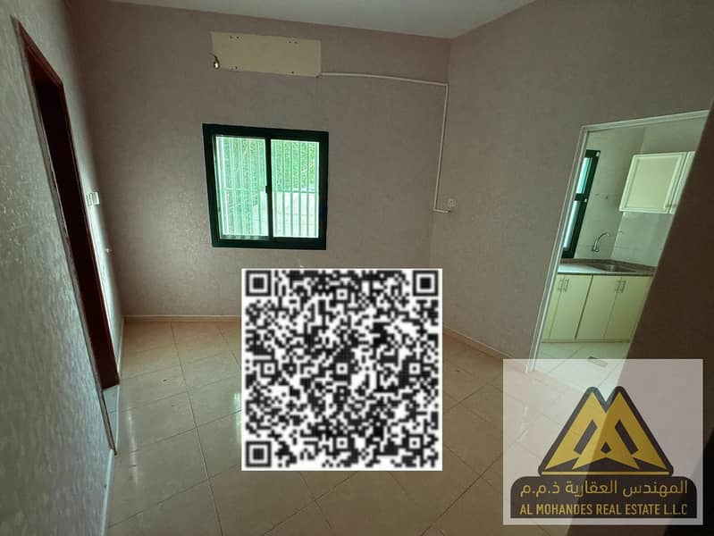Studio for annual rent in Al Rashidiya 1, opposite the Ajman Fish Market – Jawahir Building