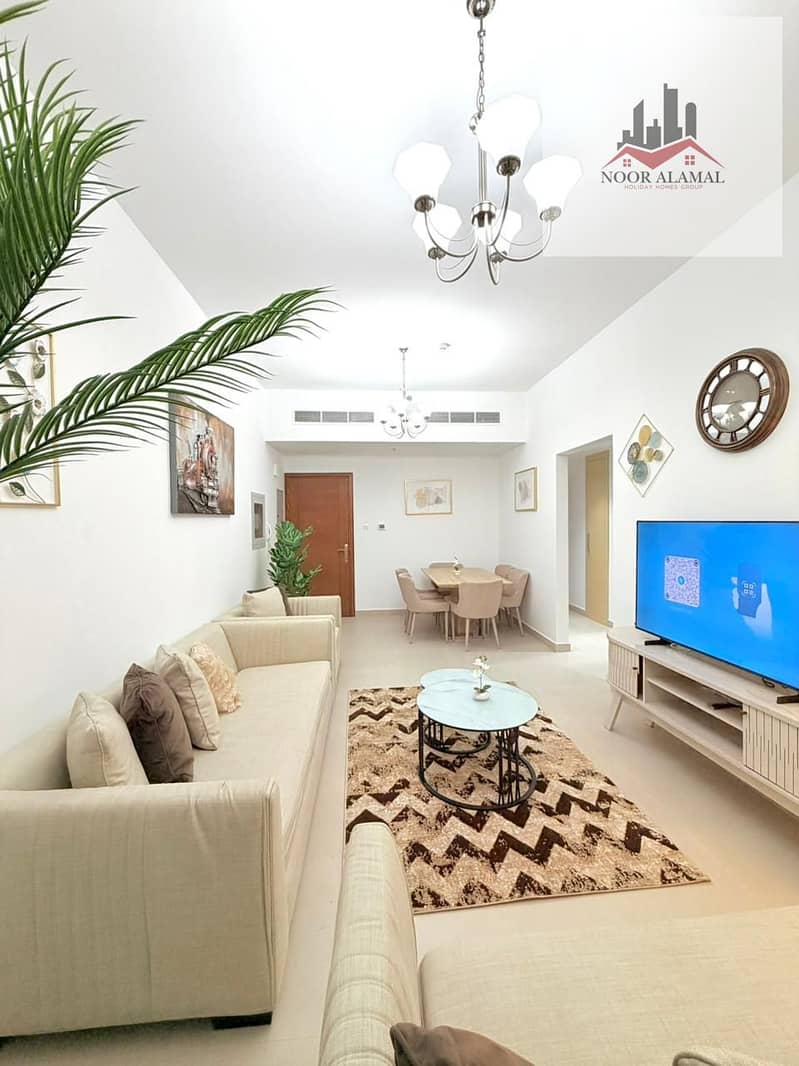 Liwan 2 Dubai for the discerning client A fully furnished apartment with hotel-style furnishings, brand new Two bedrooms , a living room