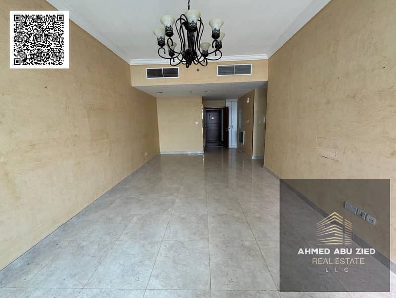 Luxury 3-bedroom apartment with a living room and sea view for annual rent in Ajman One Towers – Al Rashidiya 3 | Maid's room + laundry room | 5 bathr