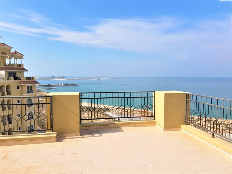 Vacant FULL SEA VIEW 3 BDR Apartment  Royal Breeze