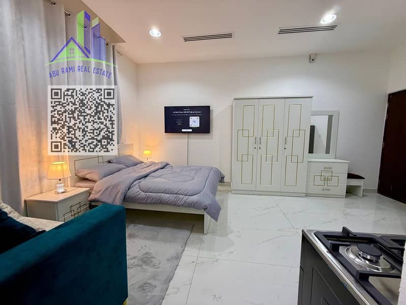 studio for rent in al nuaimia 1 new building + new furniture