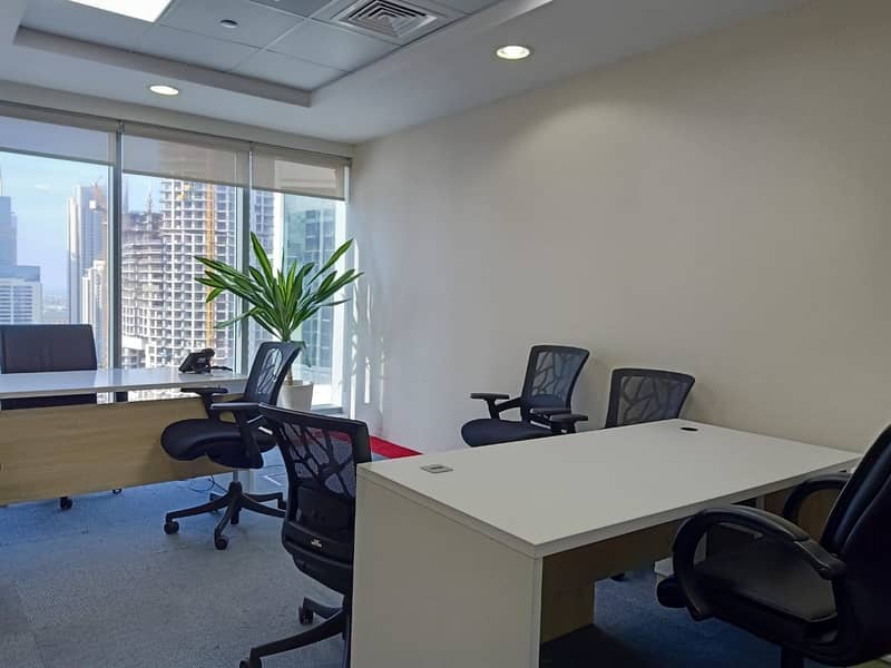 Free Parking | Cheapest Fully Furnished Office | All Inclusive